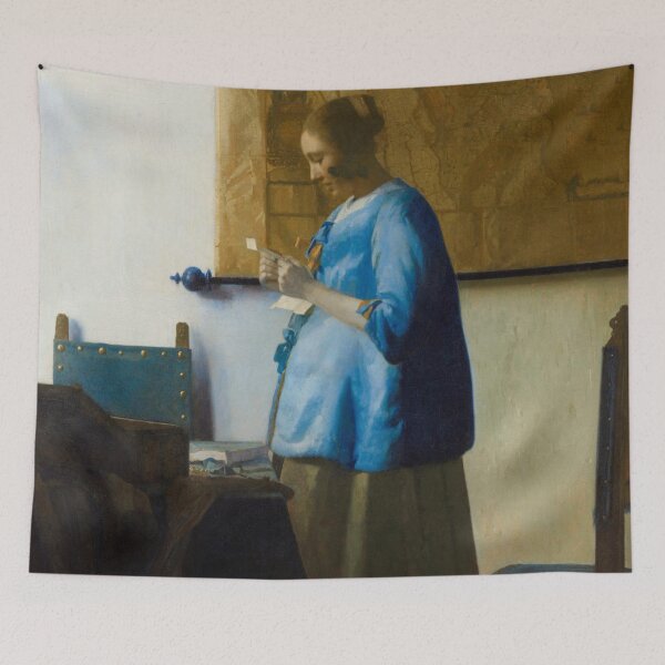 Item preview, johannes vermeer famous painting designed and sold by marti-oryo.
