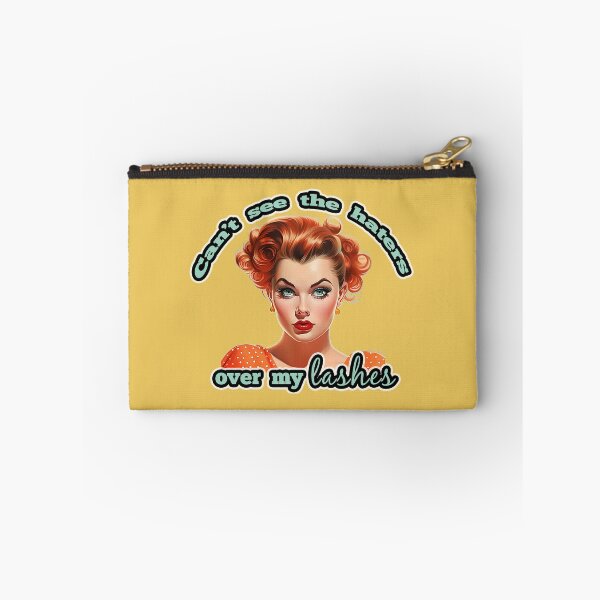 Item preview, Can't See The Haters Over My Lashes Retro 50's Pin Up designed and sold by Driftwood Spirits.