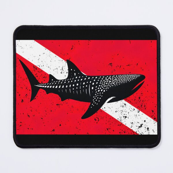 Item preview, Diving Flag and Whale Shark designed and sold by Yogimeister.