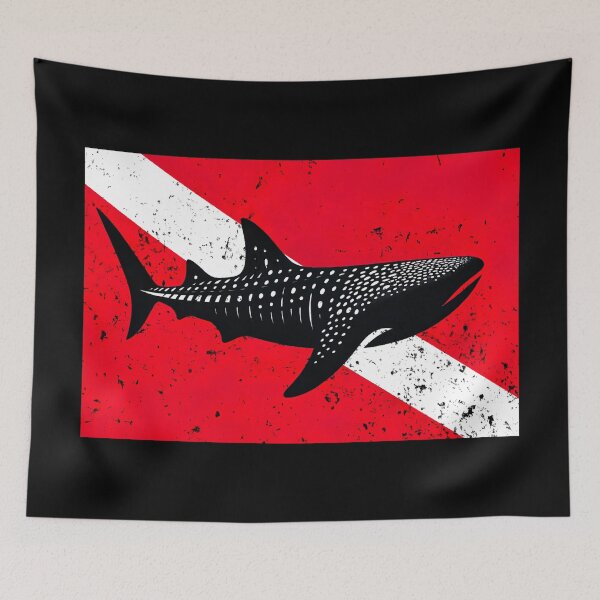 Item preview, Diving Flag and Whale Shark designed and sold by Yogimeister.