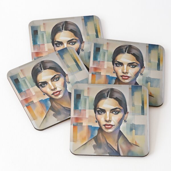 Item preview, colorful sketch with Deepika Padukone designed and sold by bogfl.