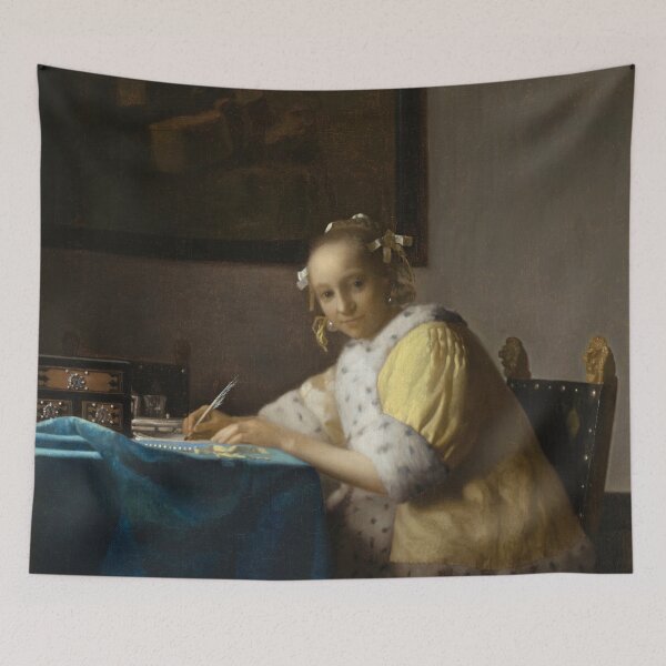 Item preview, johannes vermeer famous painting designed and sold by marti-oryo.