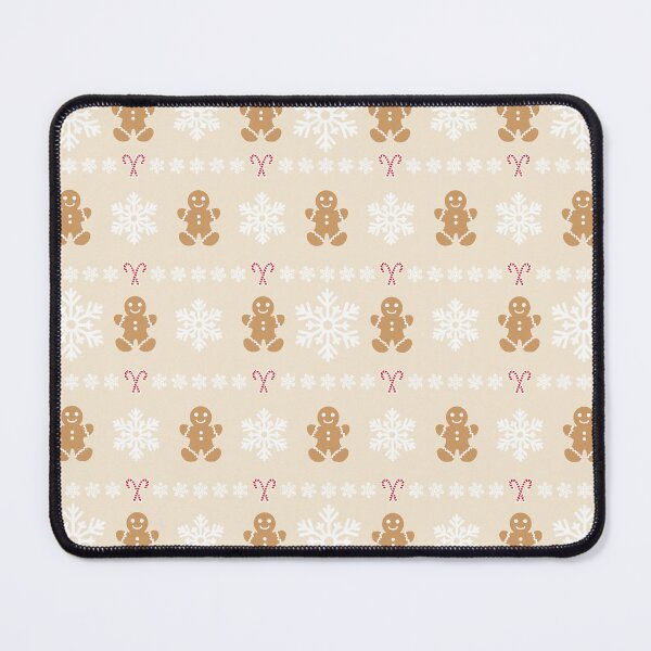 Item preview, Ginger Bread Man Candy Canes Snowflakes Pattern designed and sold by CatsBag.