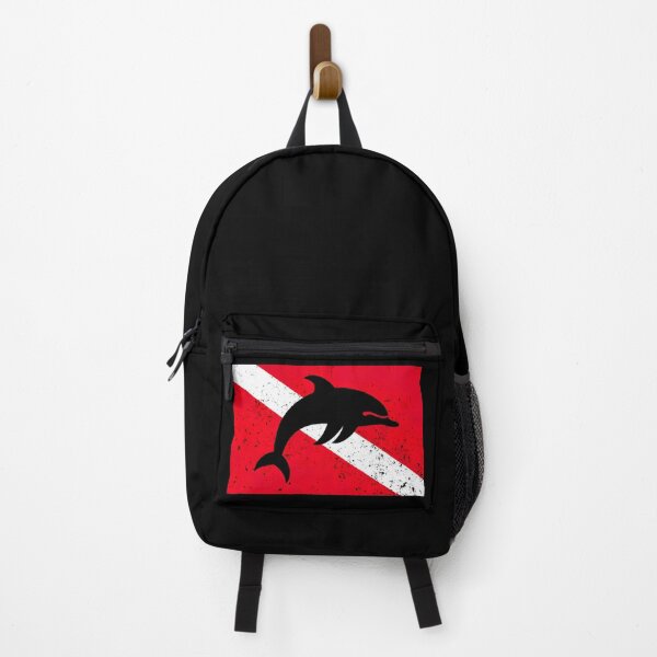 Item preview, Diving Flag and Dolphin designed and sold by Yogimeister.