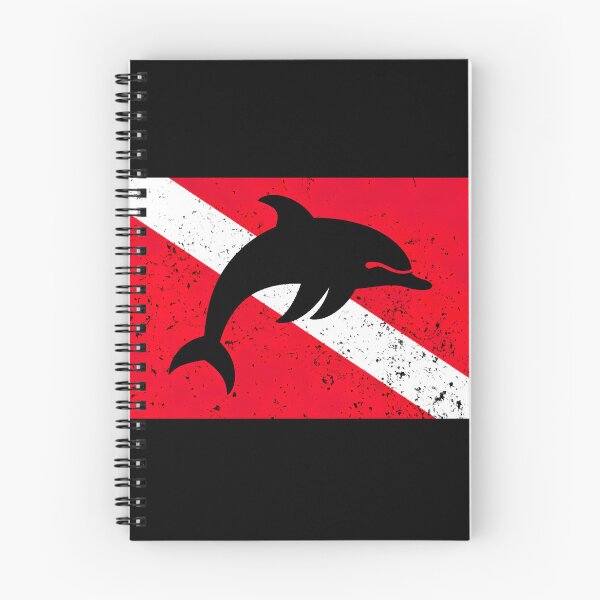 Item preview, Diving Flag and Dolphin designed and sold by Yogimeister.