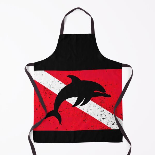 Item preview, Diving Flag and Dolphin designed and sold by Yogimeister.