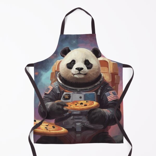 Item preview, Panda Astronaut Eating a Pizza in Space Ver3 designed and sold by thecatcouch.