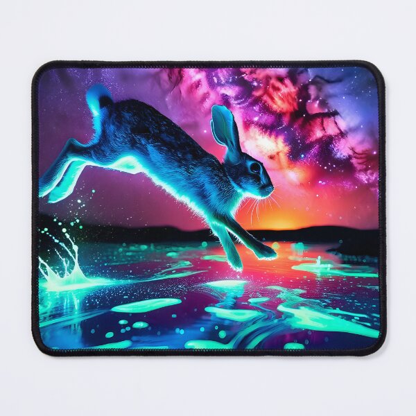 Item preview, Blacklight Style Hare Leap designed and sold by Matt's Artificial Nature.