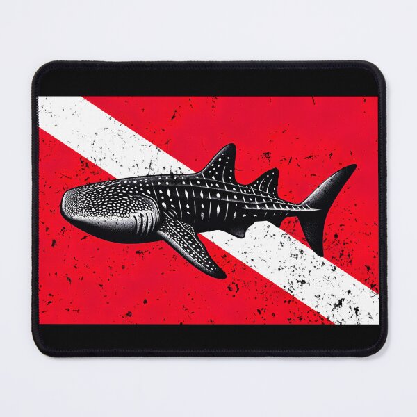 Item preview, Diving Flag and Whale Shark designed and sold by Yogimeister.
