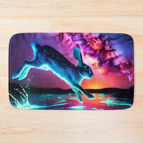 Item preview, Blacklight Style Hare Leap designed and sold by Matt's Artificial Nature.