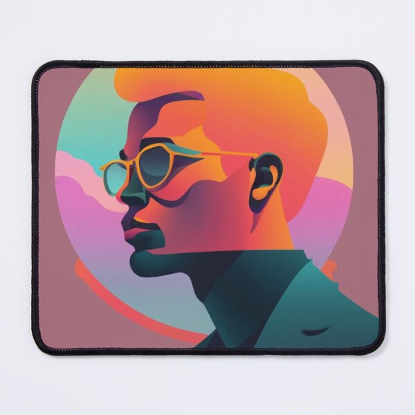 Item preview, Man's silhouette in sunset tones designed and sold by Magico Paco.
