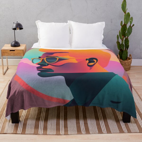 Item preview, Man's silhouette in sunset tones designed and sold by Magico Paco.