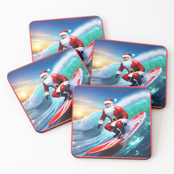 Item preview, Santa Claus #8 On Vacation - Santa's Surf Session  designed and sold by Artekinium.