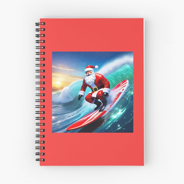 Item preview, Santa Claus #8 On Vacation - Santa's Surf Session  designed and sold by Artekinium.