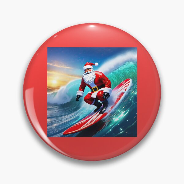 Item preview, Santa Claus #8 On Vacation - Santa's Surf Session  designed and sold by Artekinium.