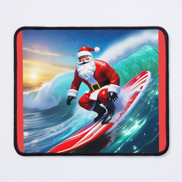 Item preview, Santa Claus #8 On Vacation - Santa's Surf Session  designed and sold by Artekinium.
