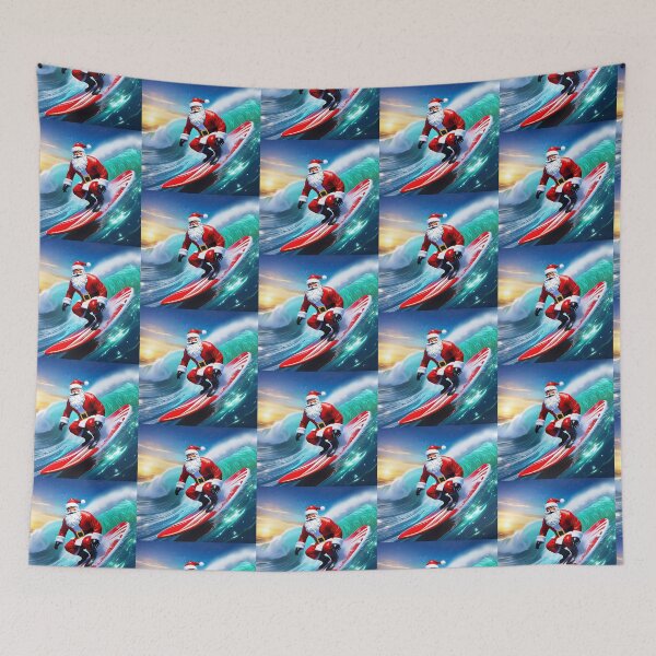 Item preview, Santa Claus #8 On Vacation - Santa's Surf Session  designed and sold by Artekinium.