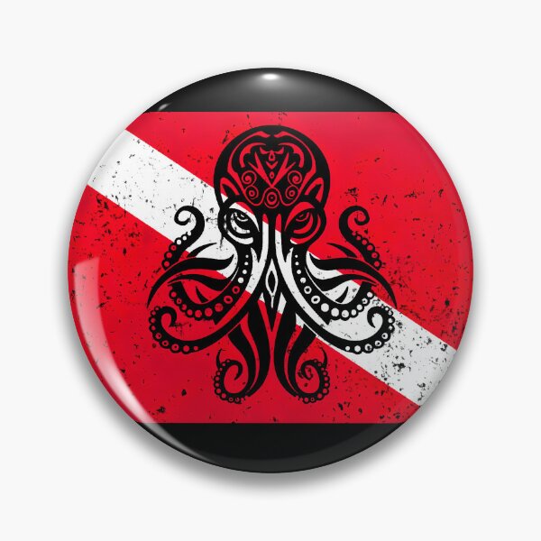 Item preview, Diving Flag and Octopus designed and sold by Yogimeister.