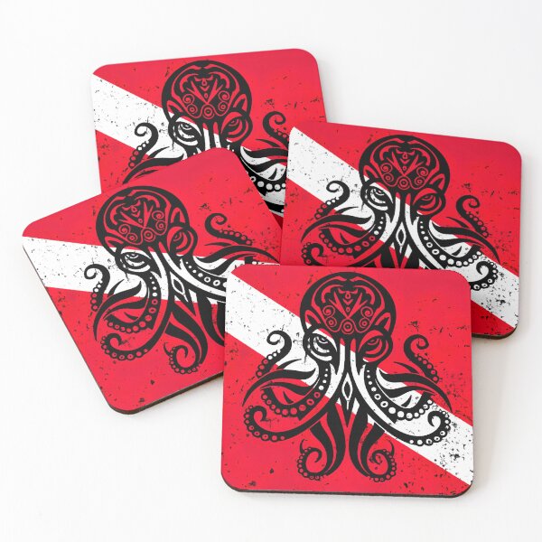 Item preview, Diving Flag and Octopus designed and sold by Yogimeister.