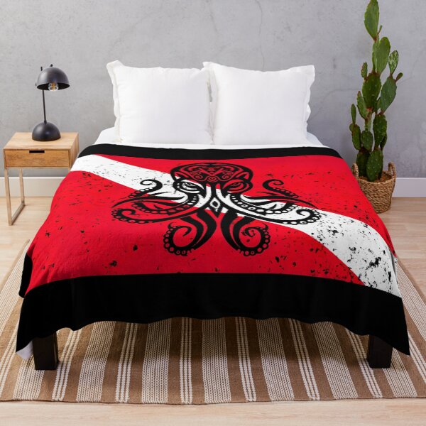 Item preview, Diving Flag and Octopus designed and sold by Yogimeister.