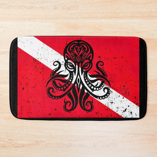 Item preview, Diving Flag and Octopus designed and sold by Yogimeister.