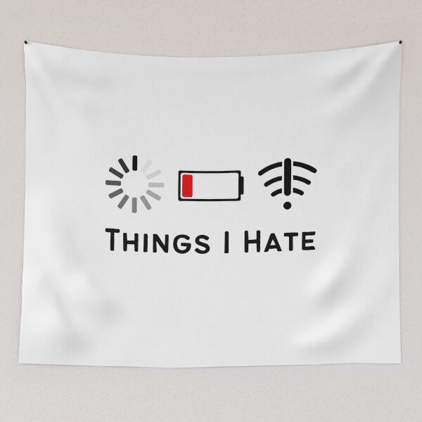Item preview, Things I Hate designed and sold by MoaaStore.