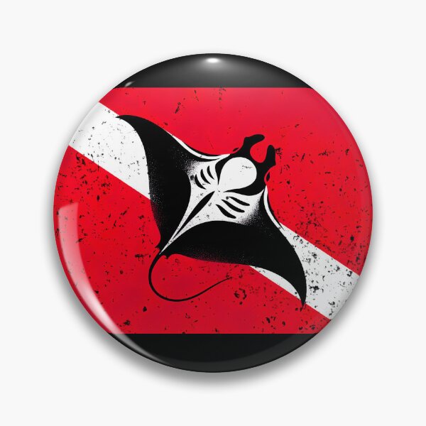 Artikelvorschau, Diving Flag and Manta entworfen und verkauft von Yogimeister.