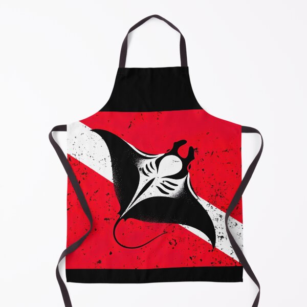 Item preview, Diving Flag and Manta designed and sold by Yogimeister.