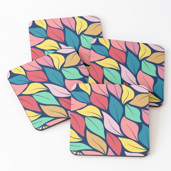 Item preview, Abstract Colored Leaves Nature  designed and sold by Jeallan Designs.