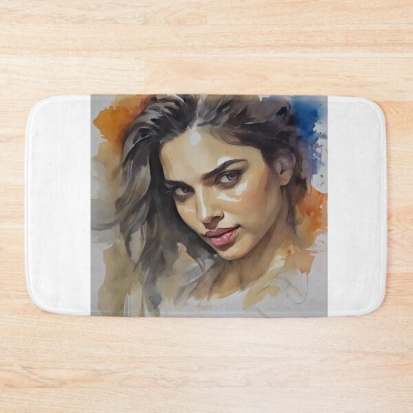 Item preview, Watercolor image with Deepika Padukone designed and sold by bogfl.