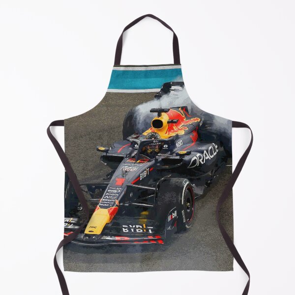Item preview, Max Verstappen celebrating his 3rd world championship by doing donuts after winning the 2023 Abu Dhabi Grand Prix 2 abstract designed and sold by Rodissimus1984.