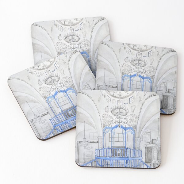 Item preview, Abuhav Synagogue Watercolor Painting designed and sold by MistyPencil.