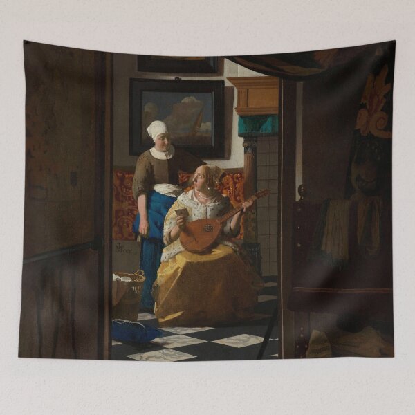Item preview, johannes vermeer famous painting designed and sold by marti-oryo.