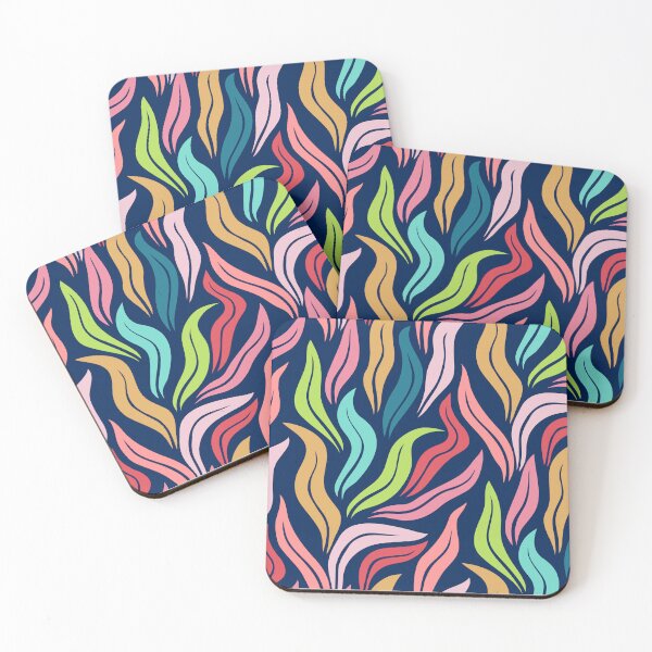 Item preview, Abstract Colored Leaves Nature  designed and sold by Jeallan Designs.