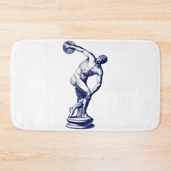 Item preview, Antique Print of the Discus Thrower Greek Sculpture (discobolus) designed and sold by WillowNox7.