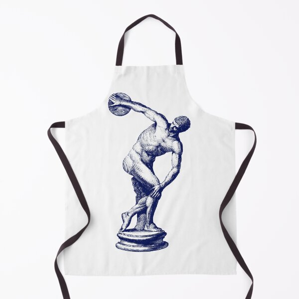 Item preview, Antique Print of the Discus Thrower Greek Sculpture (discobolus) designed and sold by WillowNox7.