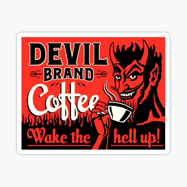Item preview, Devil Brand Coffee designed and sold by wallacegarrison.