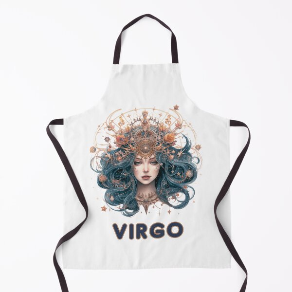 Item preview, Cute Funny Daily Horoscopes Virgo Zodiac- Horescope/SunSign Theme on white back ground designed and sold by CosmicNook1.