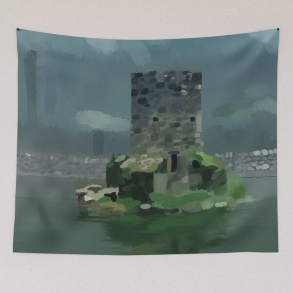 Item preview, Celtic Castle on an Island designed and sold by rad-mignonette.