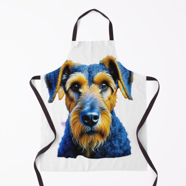 Item preview, Airedale Terrier dog portrait in watercolor. designed and sold by KingJeffCage.
