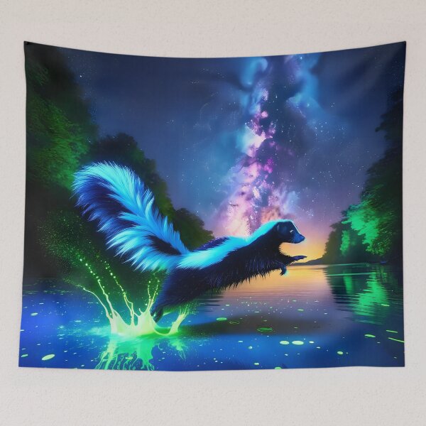 Item preview, Blacklight Style Skunk Luminous Leap designed and sold by Matt's Artificial Nature.