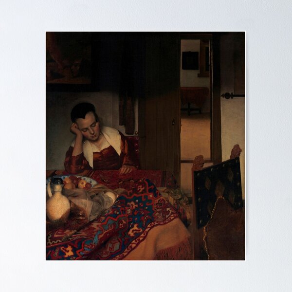 Item preview, johannes vermeer famous painting designed and sold by marti-oryo.