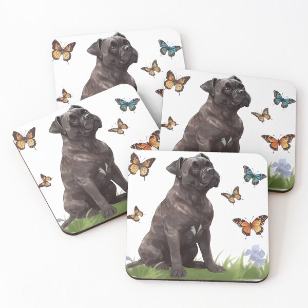Item preview, Cane Corso In Nature, Playing With Butterflies  designed and sold by NBSStore.