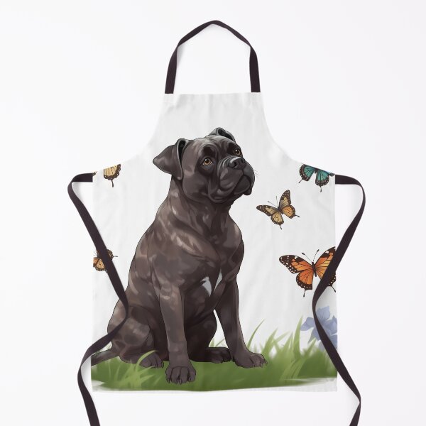 Artikelvorschau, Cane Corso in der Natur, spielt mit Schmetterlingen entworfen und verkauft von NBSStore.