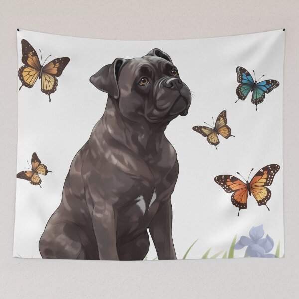 Item preview, Cane Corso In Nature, Playing With Butterflies  designed and sold by NBSStore.