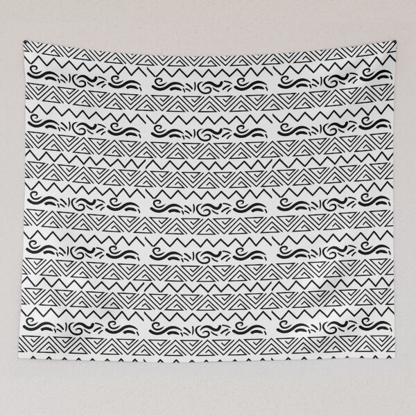 Item preview, Black and White ethnic pattern designed and sold by trendingatees.