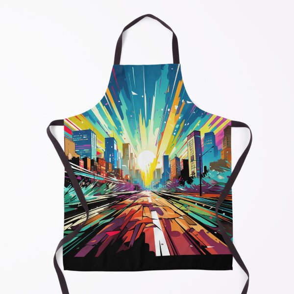 Item preview, Sunrise Surge - Dynamic Cityscape Art Print designed and sold by SmartDesignByBB.