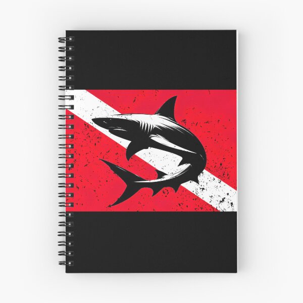 Item preview, Diving Flag and Shark designed and sold by Yogimeister.