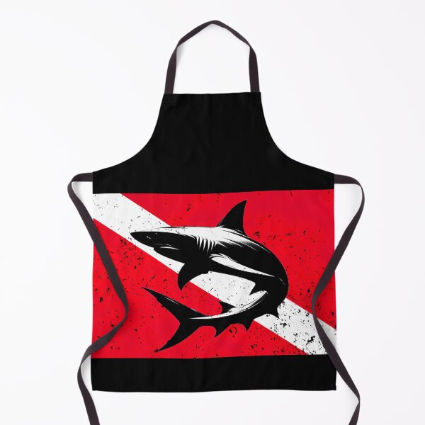 Item preview, Diving Flag and Shark designed and sold by Yogimeister.