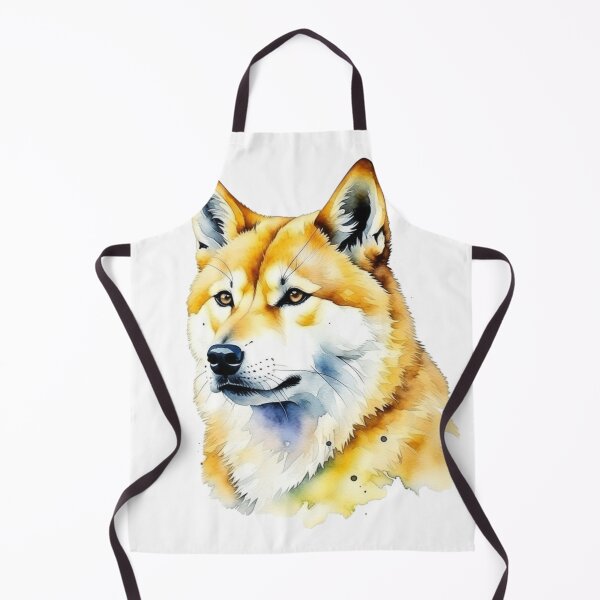 Item preview, Akita dog portrait in watercolor. designed and sold by KingJeffCage.